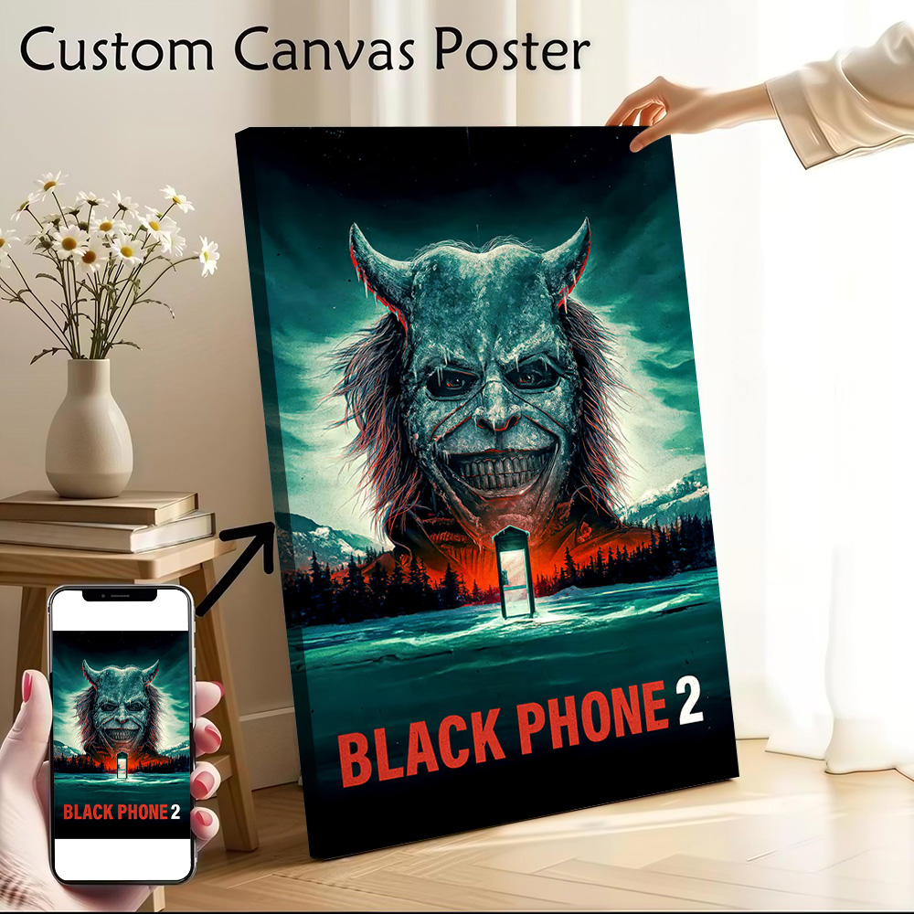 Phone Accessories Poster - Black Phone 2 Movie Canvas Wall