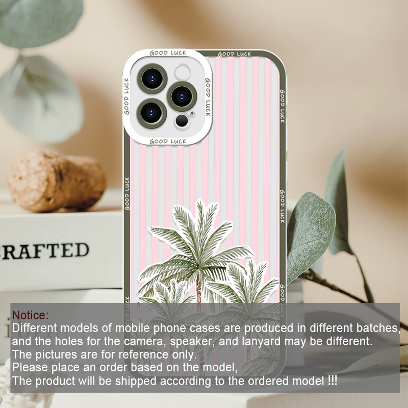 Summer Palm Coconut Tree Strip – обзор и цена Phone Case Clear