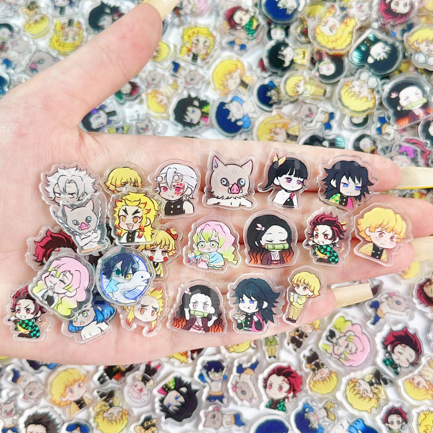 50/100Pcs 1/2cm Mini Demon Sla – обзор и цена Phone Accessories Demon Slayer