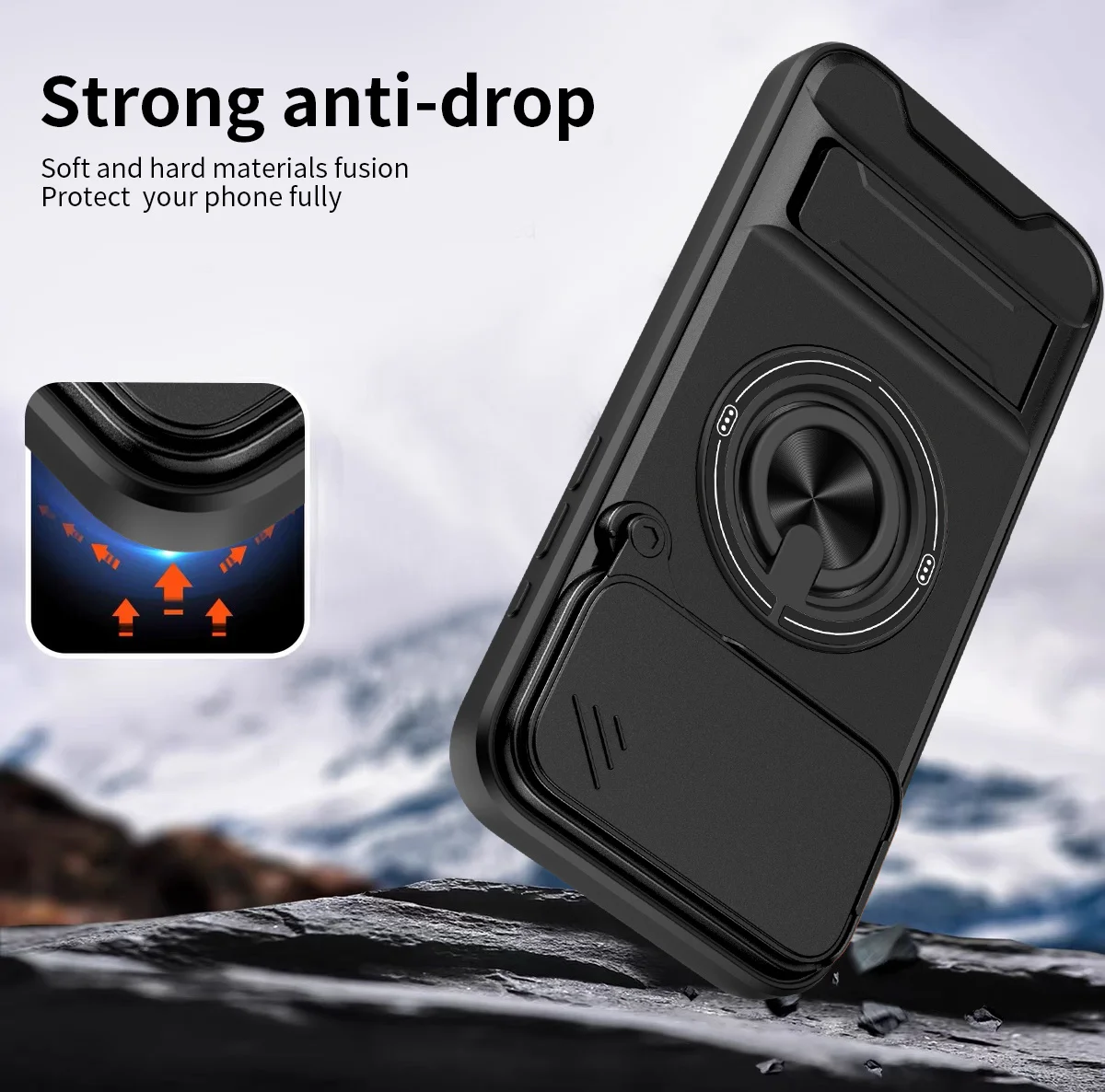 Magnetic Phone Case for IPhone – обзор и цена Phone Kickstand Ring