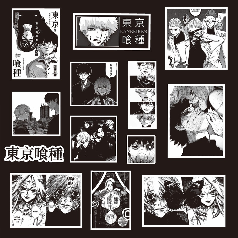 70pcs Black White Hot Anime To – обзор и цена Phone Accessories Tokyo