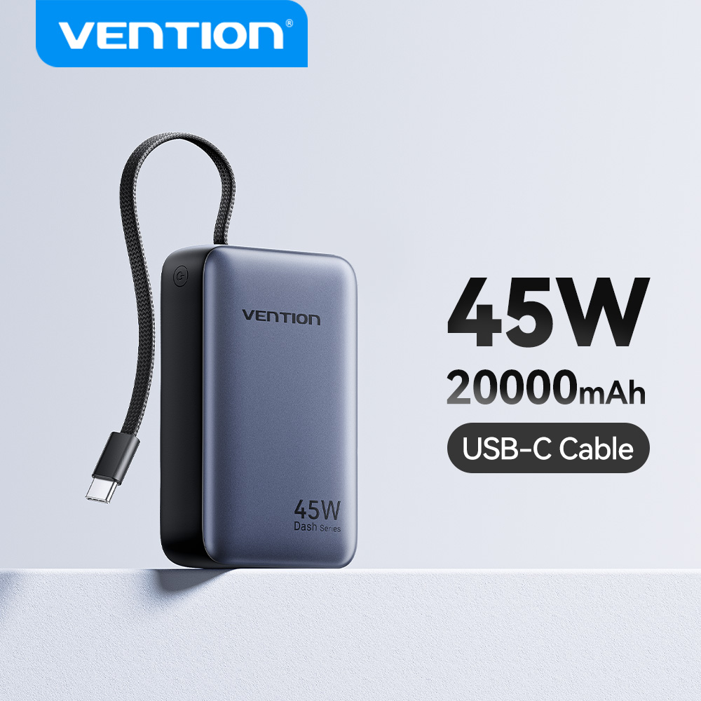 Vention CCC 45W 20000mAh Power – обзор и цена Portable Charger 20000Mah