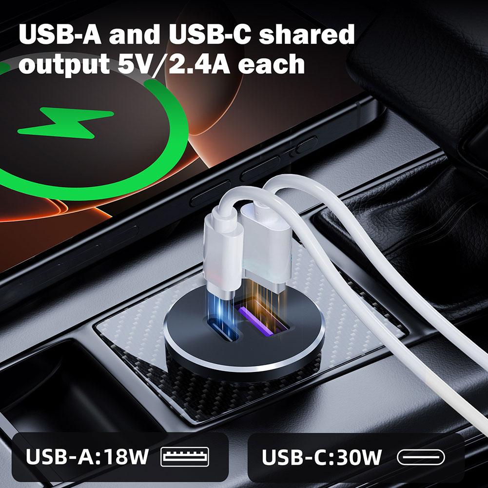 Mini Car Charger Dual Fast Cha – обзор и цена Phone Accessories Charger