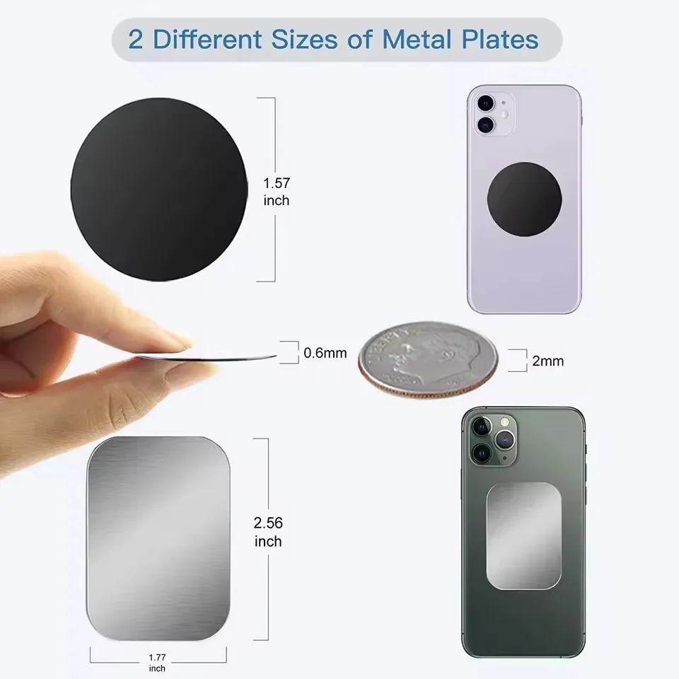 Metal Plate Disk For Magnetic  – обзор и цена Phone Accessories Useful