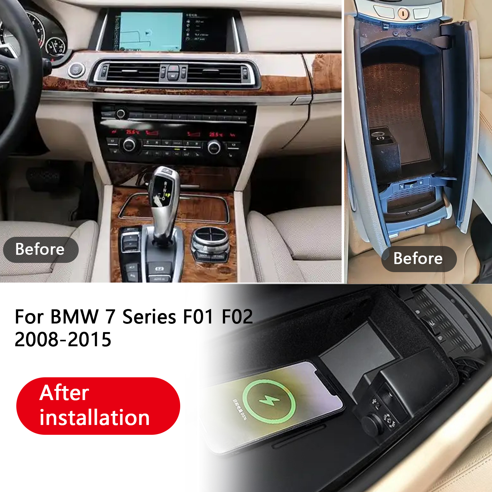 2 DIN For BMW 7 Series F01 F02 – обзор и цена Qi2 Phone Accessories