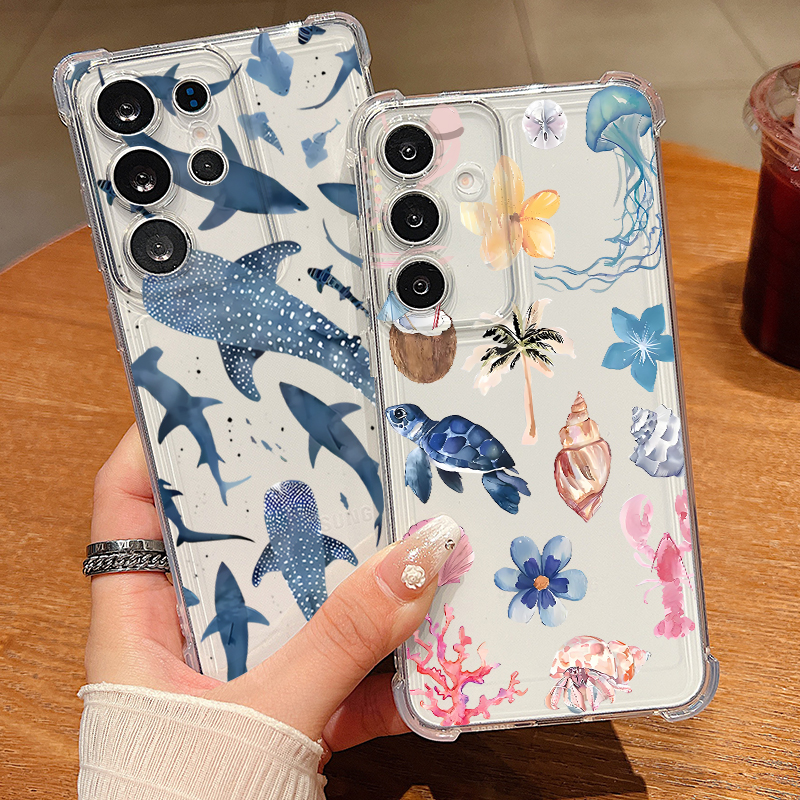 Whale Turtle Pattern Clear Pho – обзор и цена Phone Case Clear