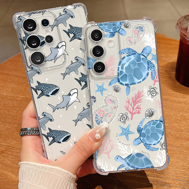 Whale Turtle Pattern Clear Pho – обзор и цена Phone Case Clear