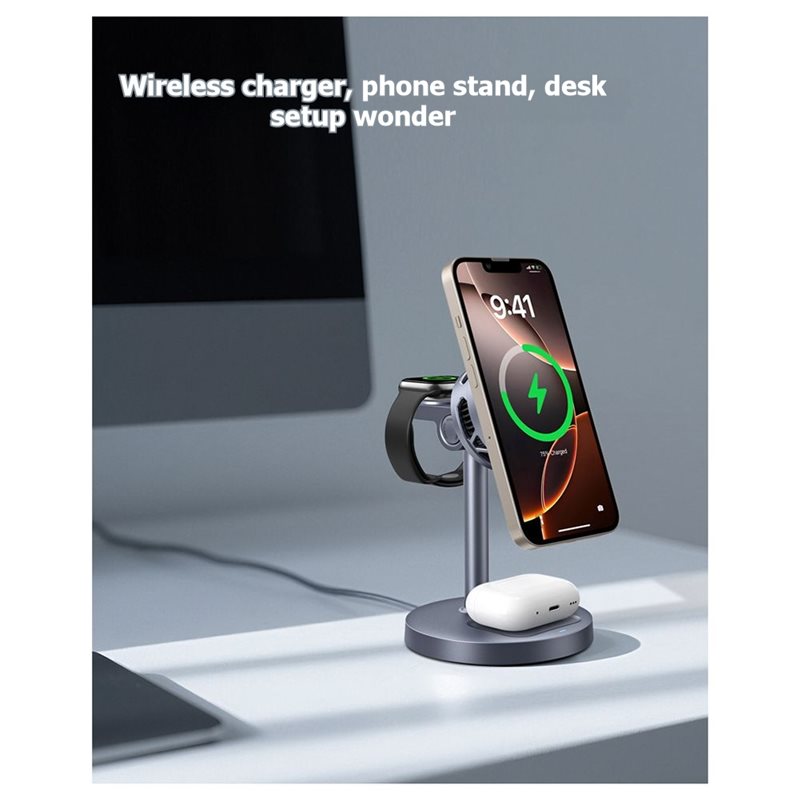 B63B-Qi2 Magnetic 3In1 Wireles – обзор и цена Qi2 Phone Accessories