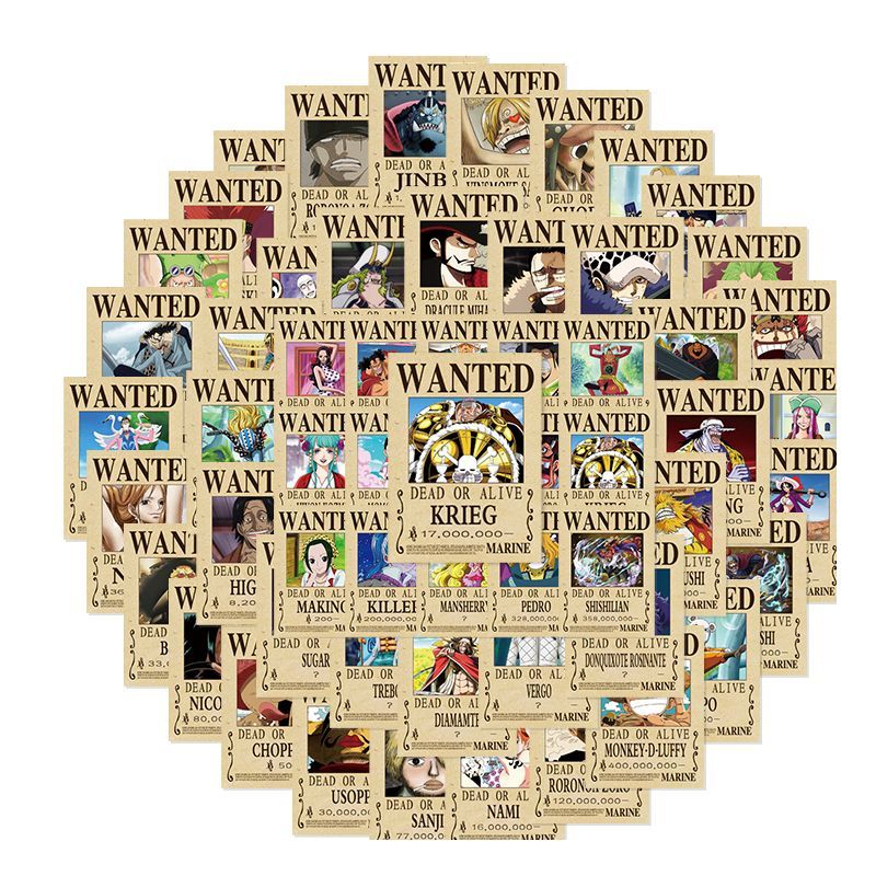 140pcs One Piece Bounty Sticke – обзор и цена Phone Accessories Poster