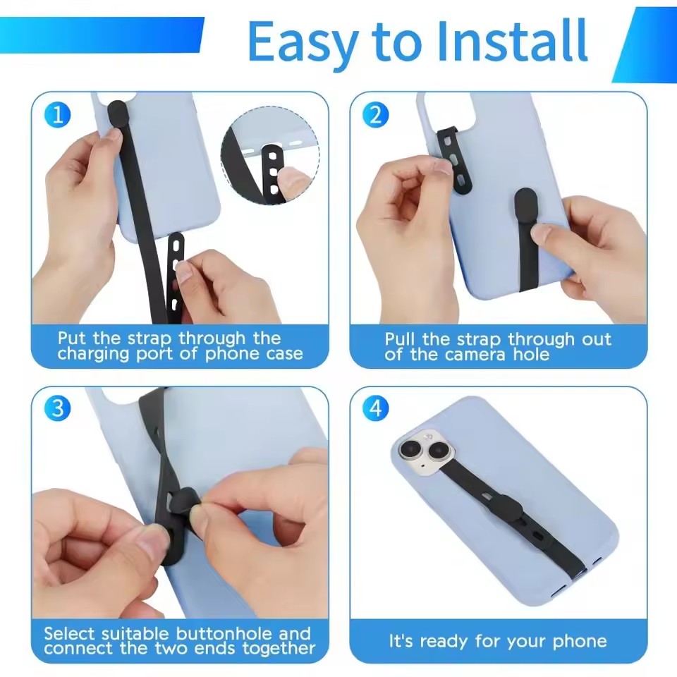 Portable Silicone Phone Strap  – обзор и цена Phone Accessories Useful