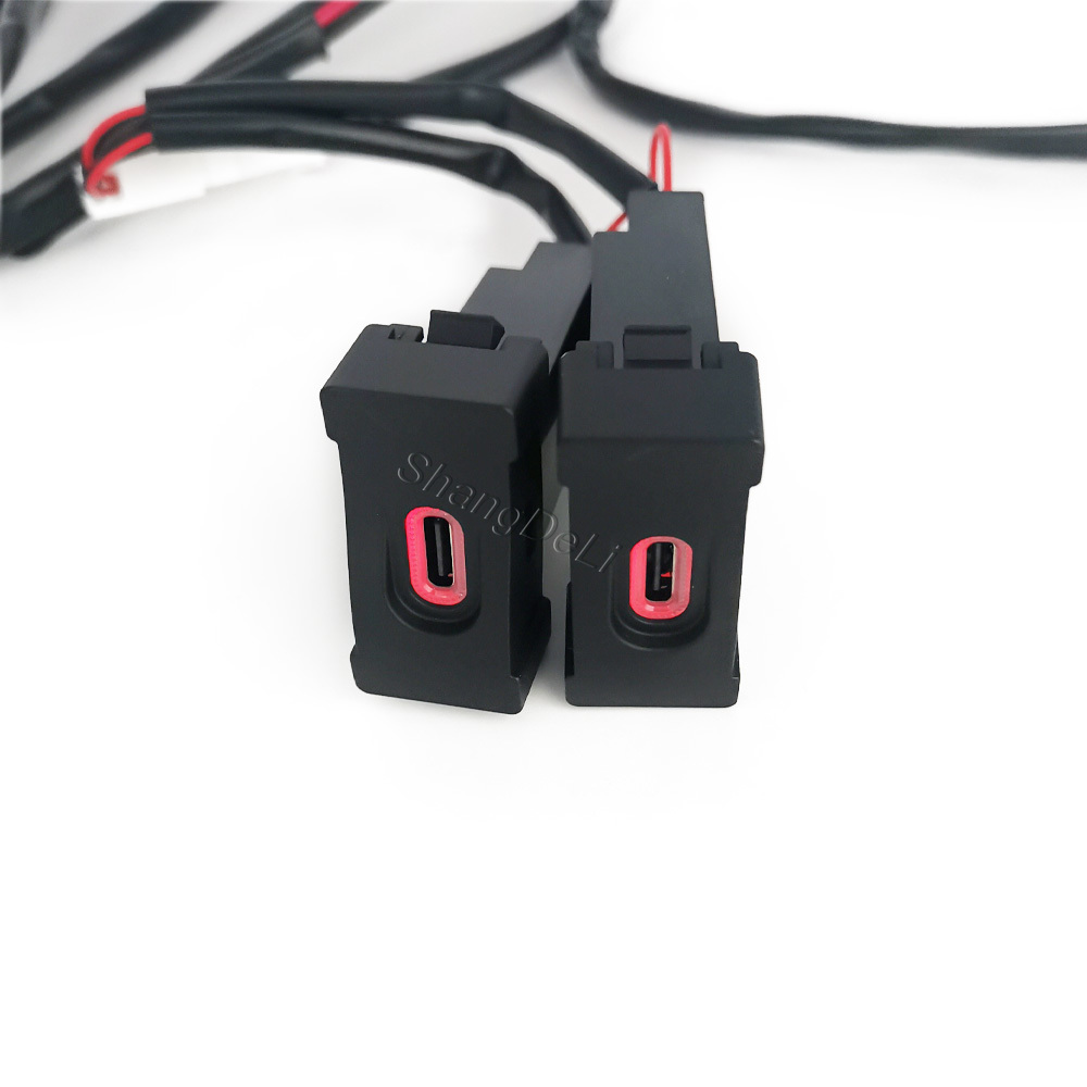 1PC Car Dual Type C PD Chargin – обзор и цена Phone Accessories Charger