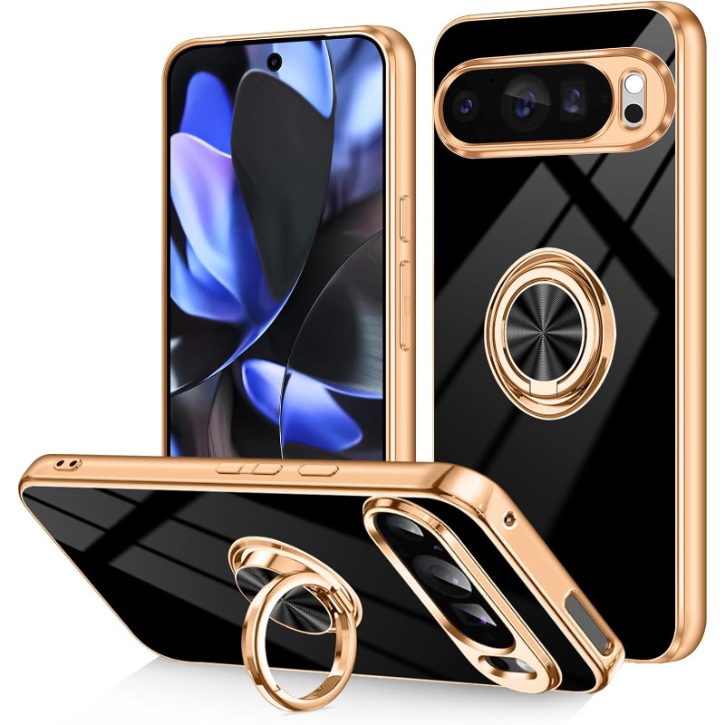 Fashion Slim Soft TPU Gold Pla – обзор и цена Phone Kickstand Ring