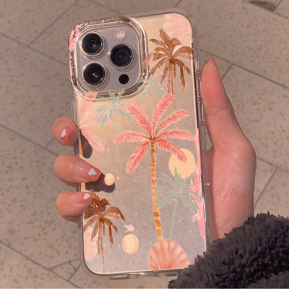 Beach coconut trees Clear Glit – обзор и цена Phone Accessories To Sell