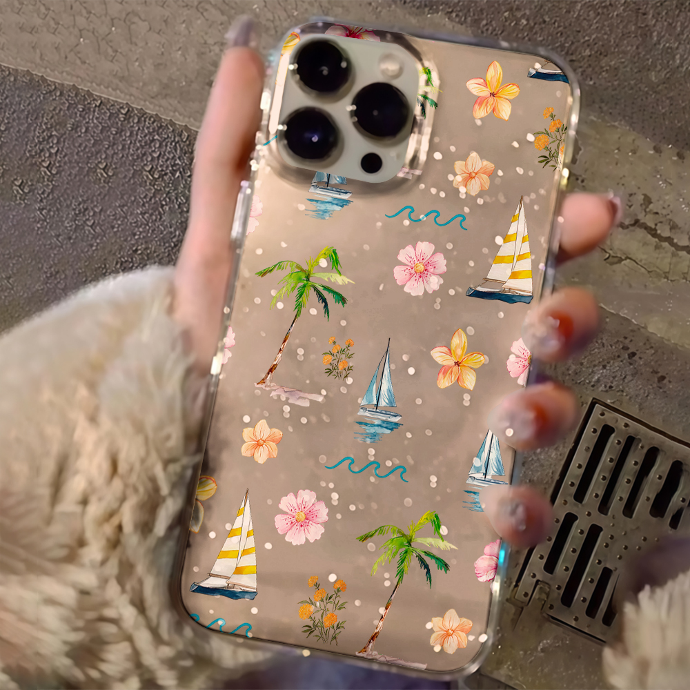 Beach coconut trees Clear Glit – обзор и цена Phone Accessories To Sell