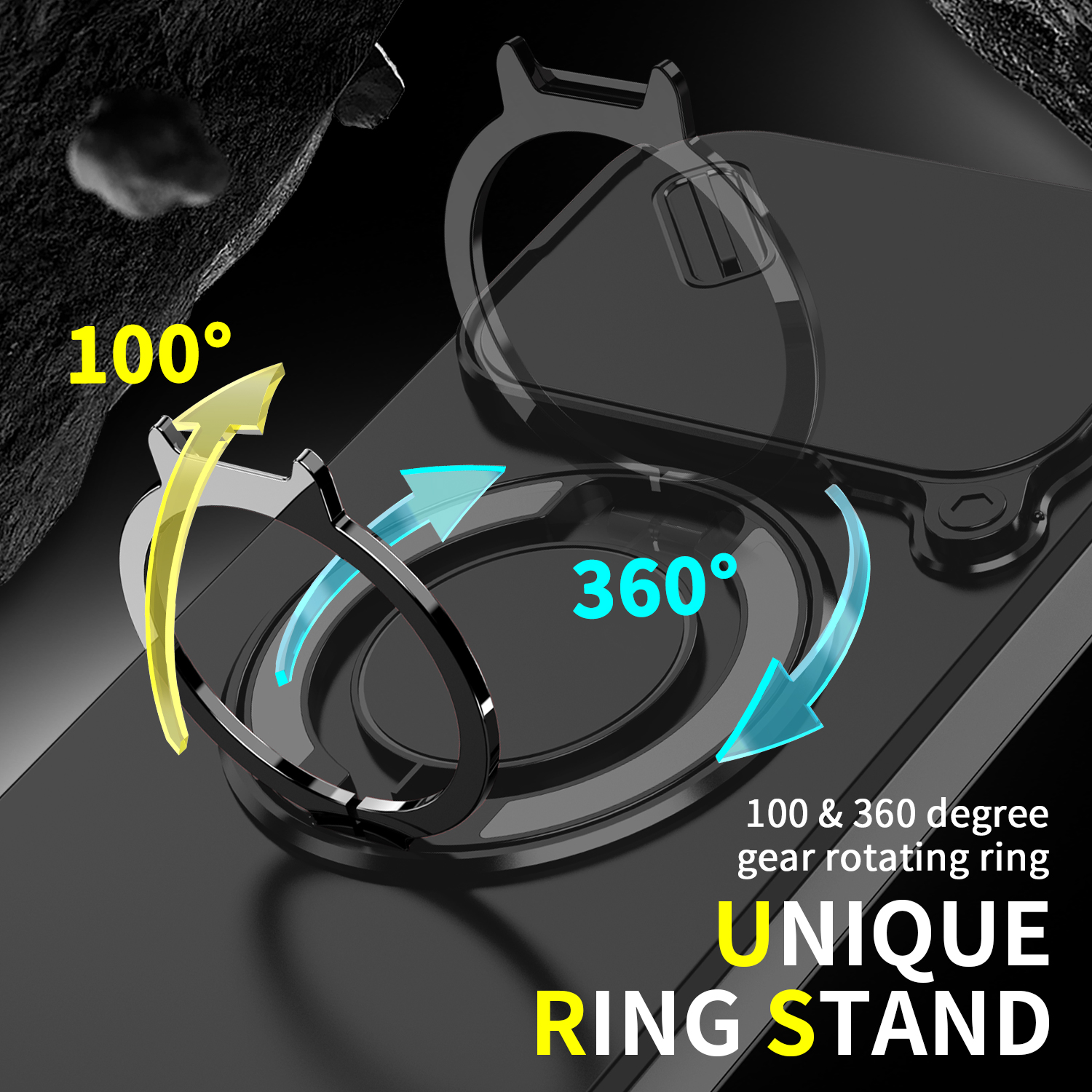 Magnetic Wireless Charging Rin – обзор и цена Phone Kickstand Ring