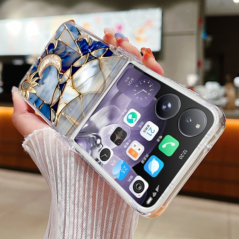 Retro Moon Star Pattern Phone  – обзор и цена Phone Case Clear