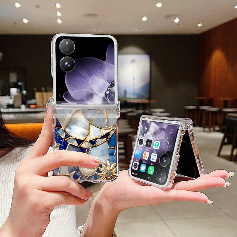 Retro Moon Star Pattern Phone  – обзор и цена Phone Case Clear