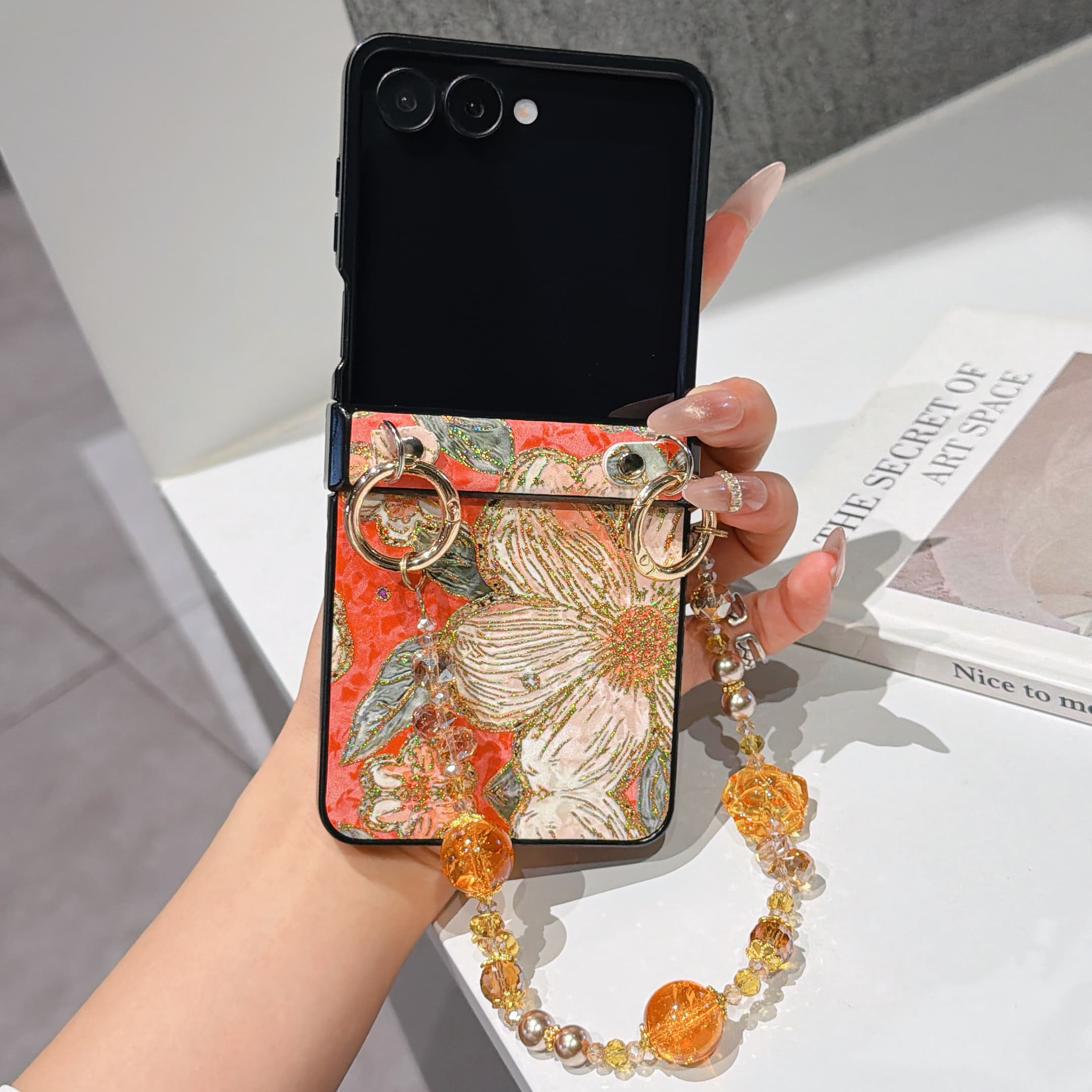 Hinge Protection PU Leather Co – обзор и цена Phone Accessories Crochet