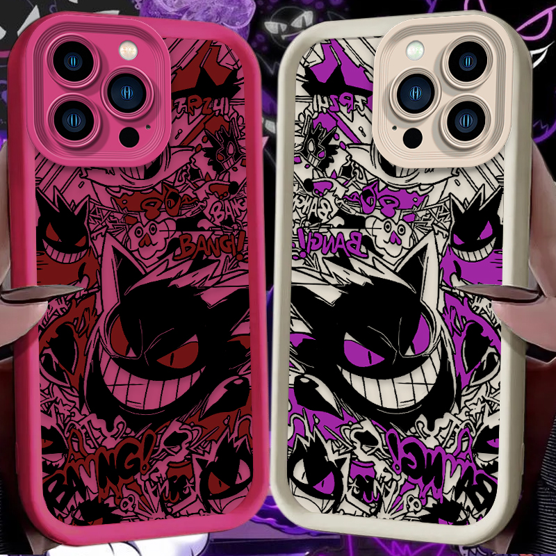 P-Pokemon Gengar Graffiti Phon – обзор и цена Phone Accessories To Sell