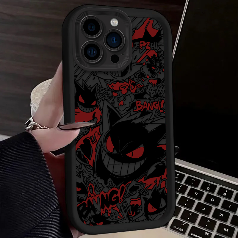 P-Pokemon Gengar Graffiti Phon – обзор и цена Phone Accessories To Sell