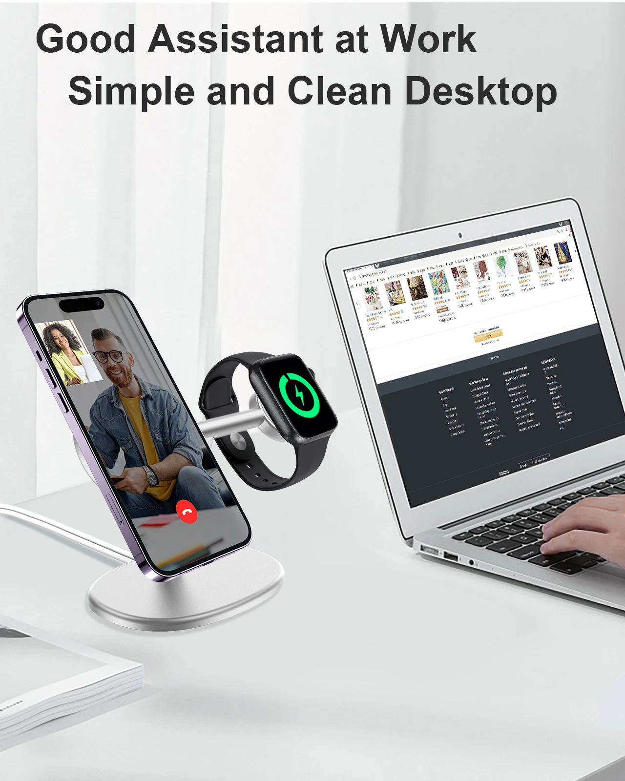 EWA 2-in-1 Desktop Phone Stand – обзор и цена Phone Accessories Charger