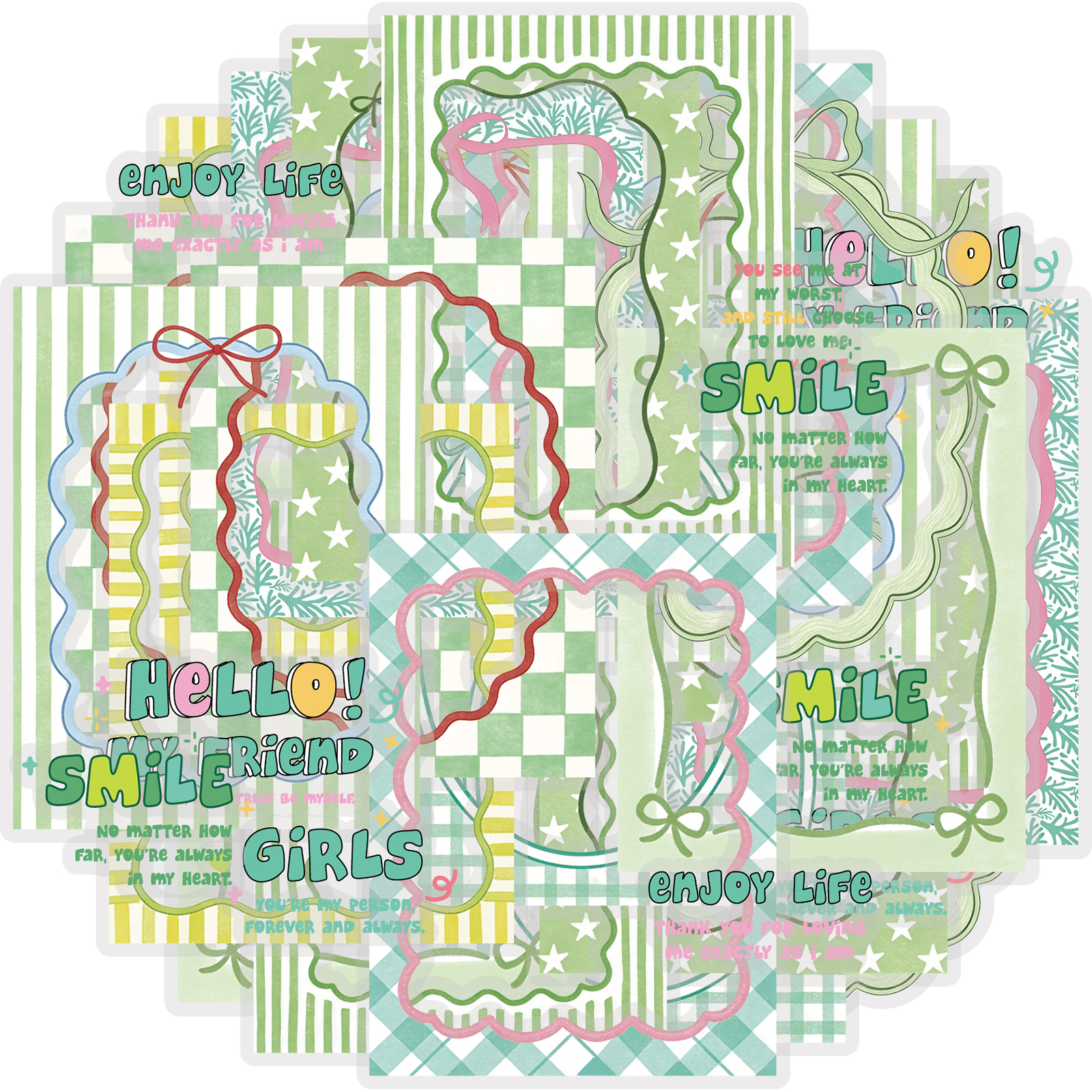 Etori Life Fresh Green Border  – обзор и цена Phone Accessories Poster