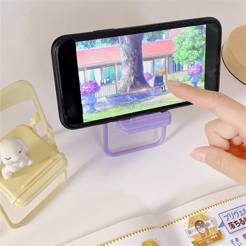 Cute Chair Phone Holder Stand  – обзор и цена Phone Accessories Useful
