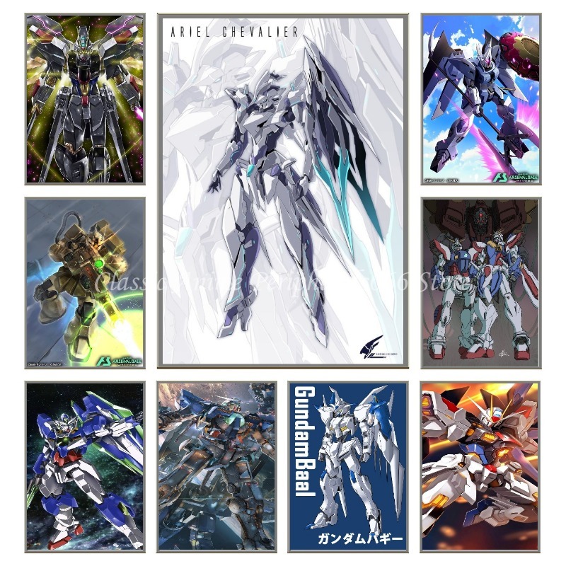 BANDAI Anime Phone Set Gundam  – обзор и цена Phone Accessories Poster