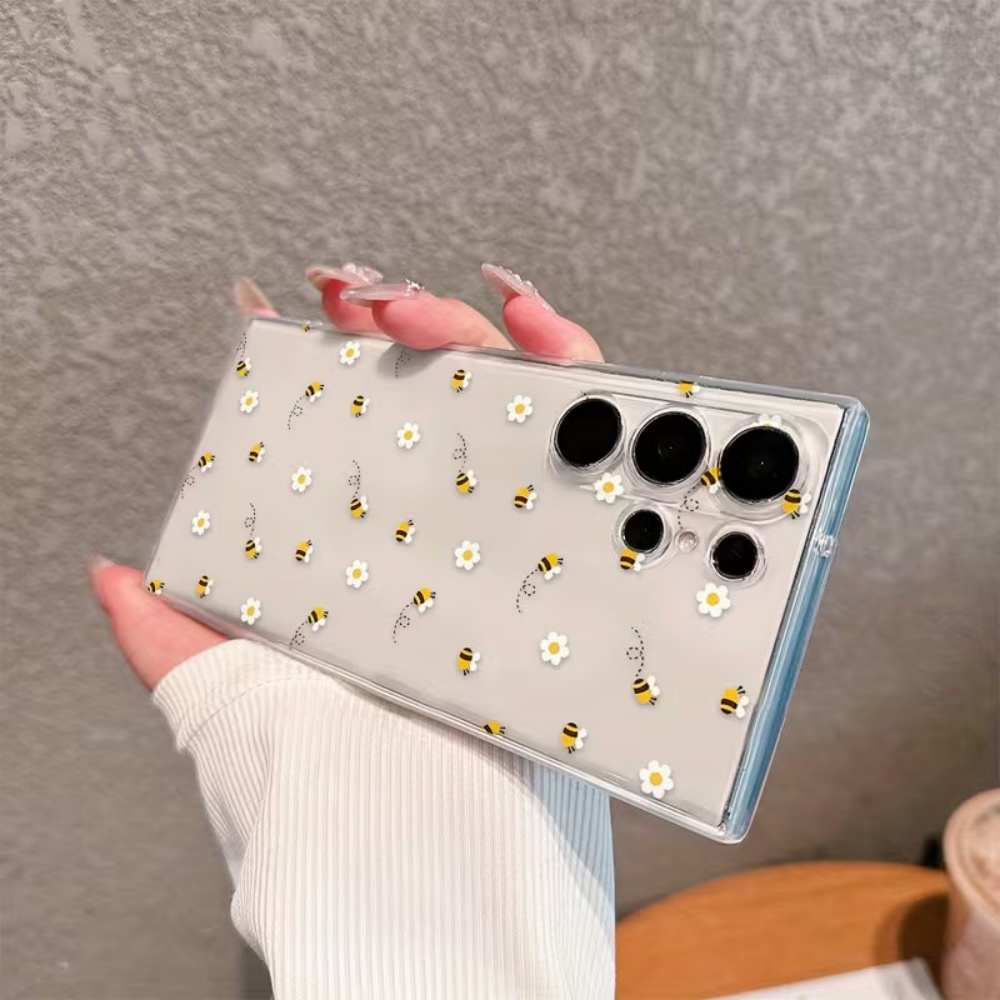 Bee White Flower Phone Case Fo – обзор и цена Phone Case Clear