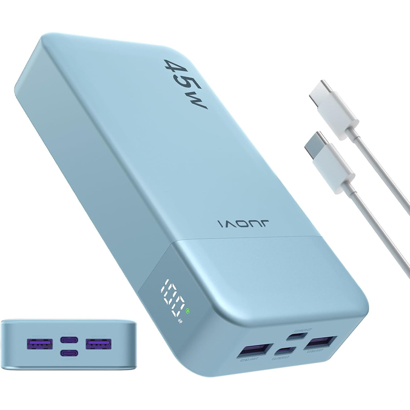 JUOVI Power Bank 20000Mah 45W  – обзор и цена Portable Charger 20000Mah