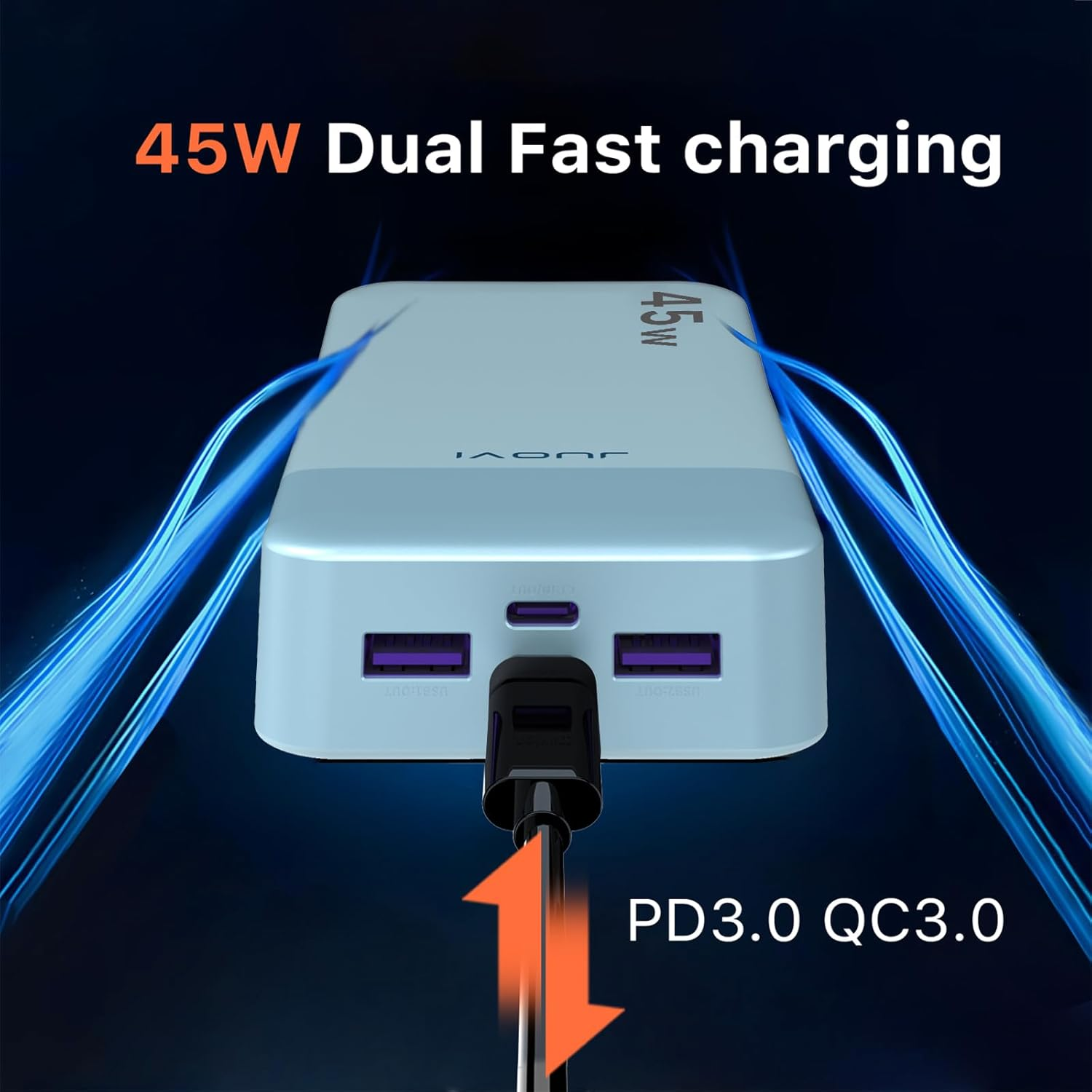 JUOVI Power Bank 20000Mah 45W  – обзор и цена Portable Charger 20000Mah