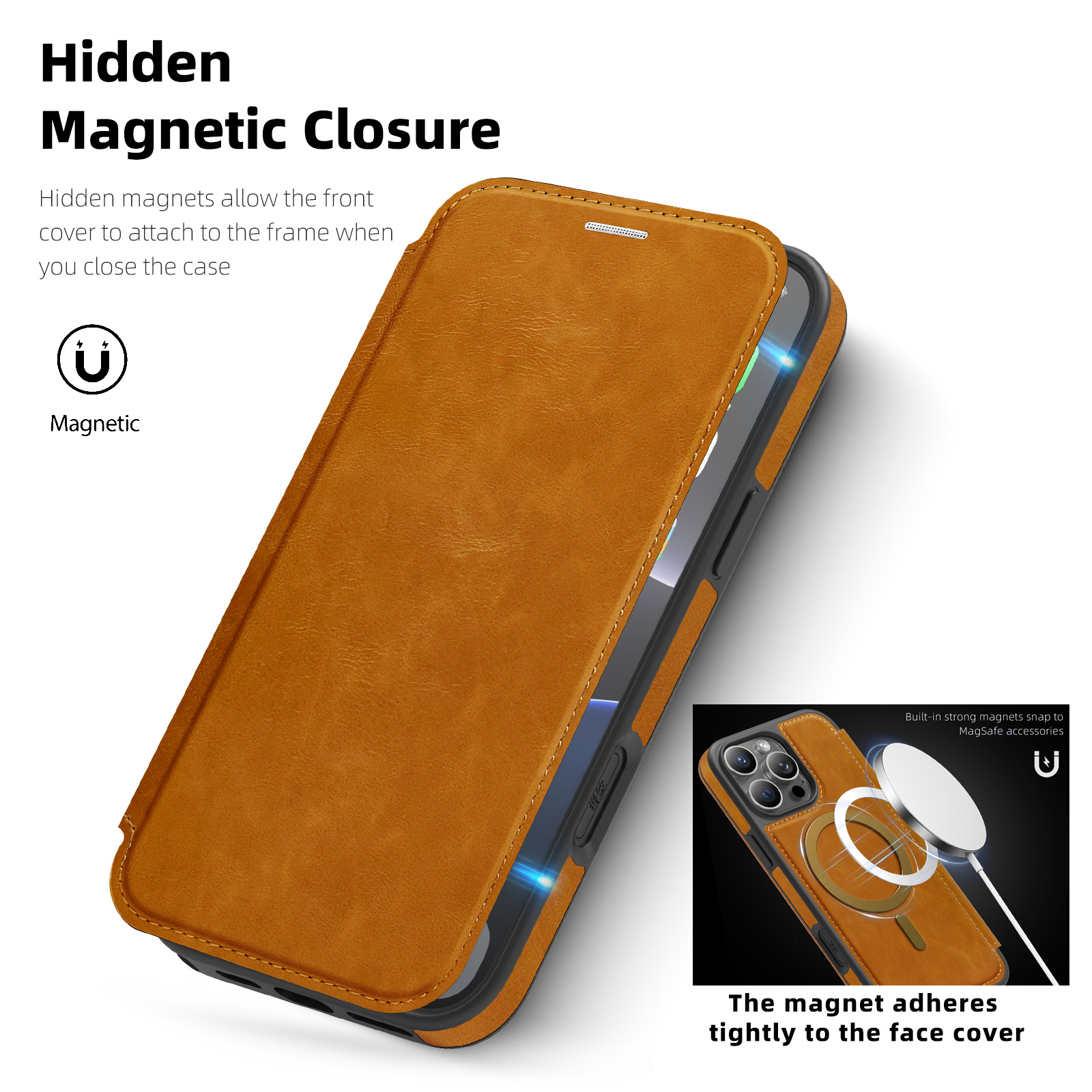 Magnetic Flip Leather Phone Ca – обзор и цена Phone Accessories Useful