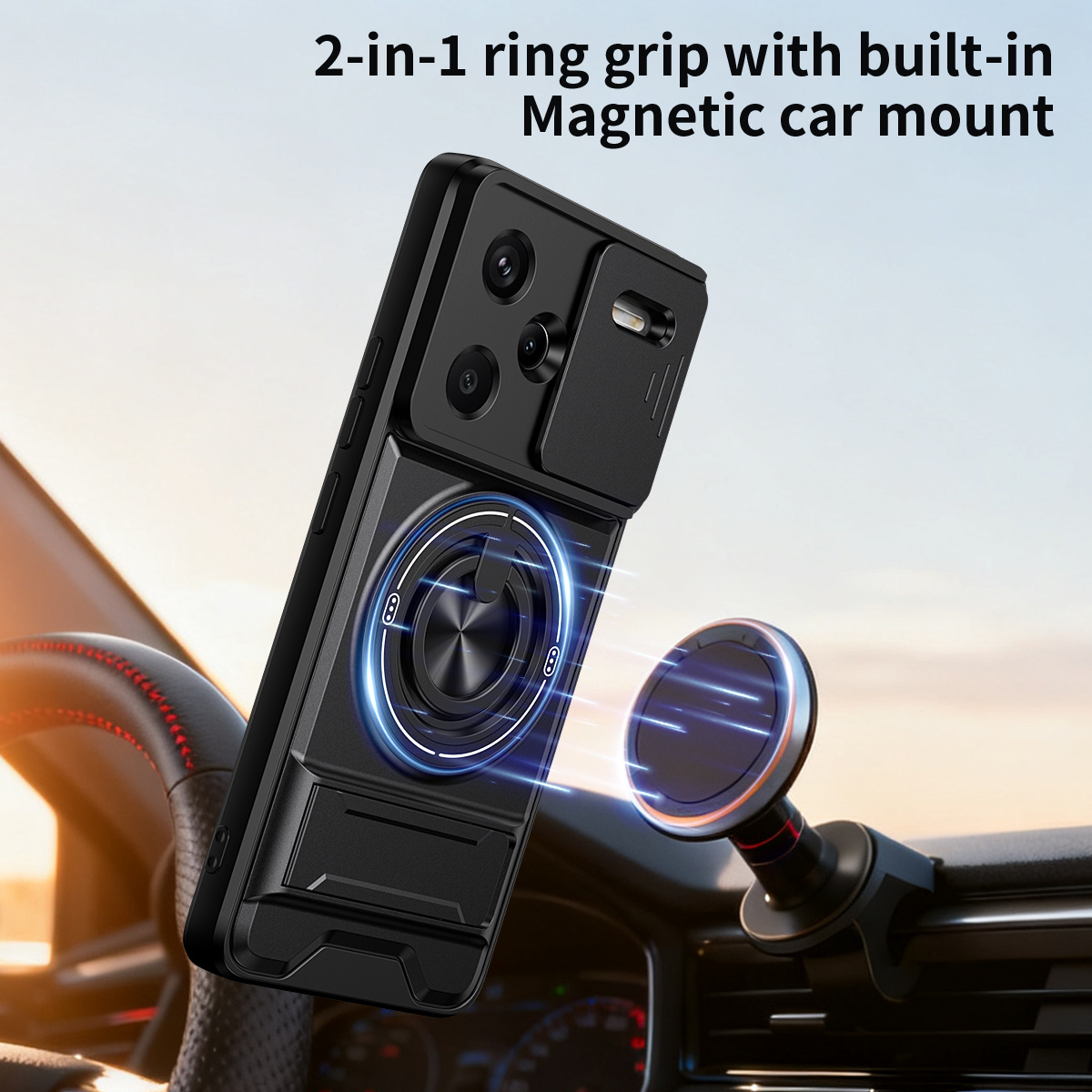 Lens Slide Camera Phone Case f – обзор и цена Phone Kickstand Ring