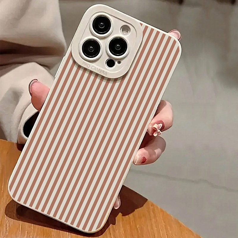Pink Striped Painted Anti-Drop – обзор и цена Phone Accessories To Sell