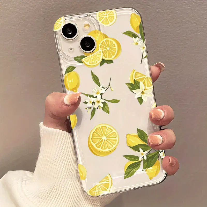Summer Fruit Lemon Flower Clea – обзор и цена Phone Case Clear