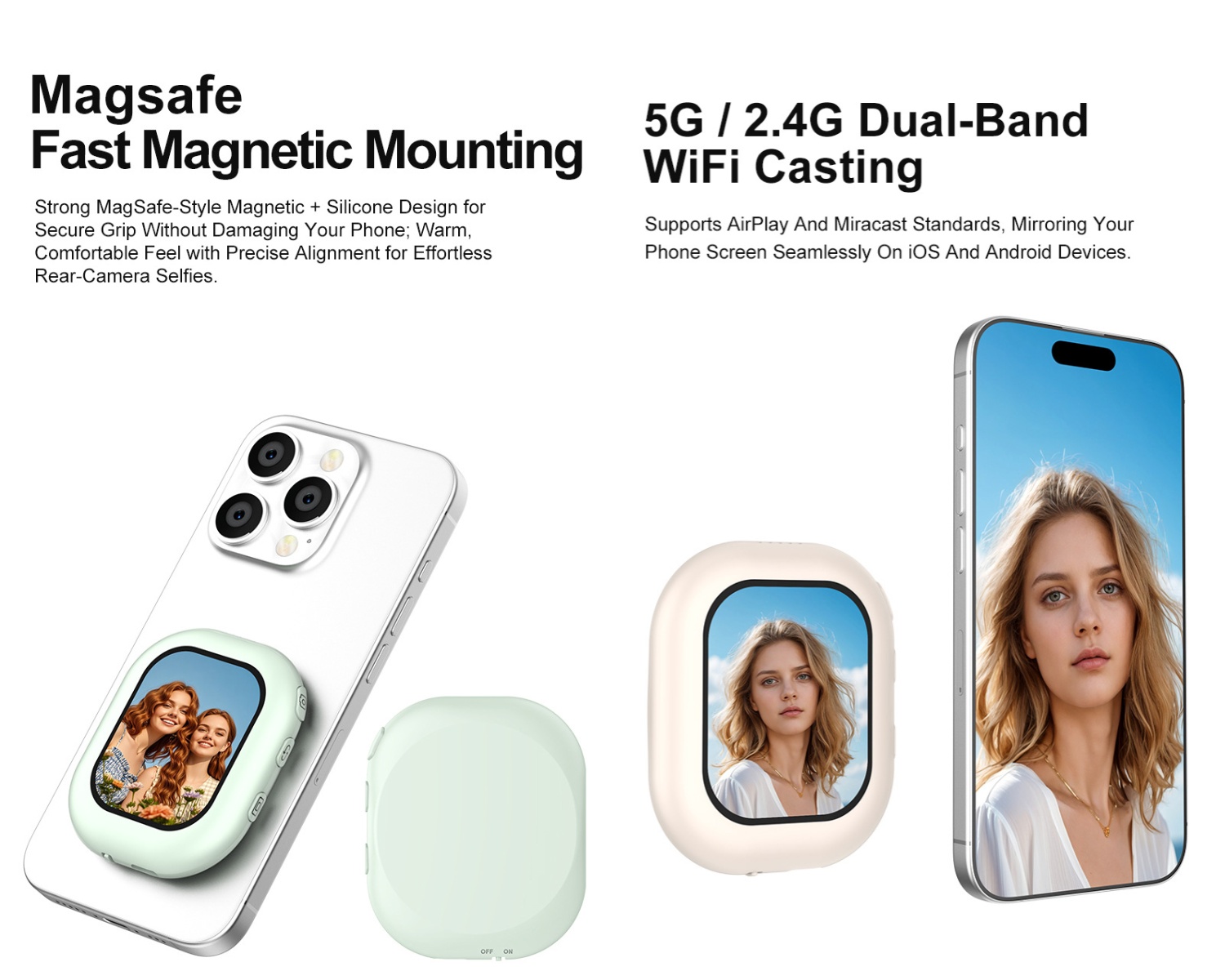 Wireless Mini Magnetic Selfie  – обзор и цена Phone Accessories And Gadget
